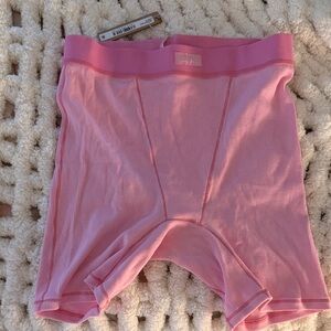 Skims bubble gum pink boxers